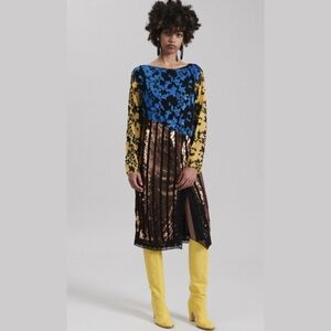 Rachel Comey Dancando Lace Sequin Dress XS Cocktail Party Eccentric